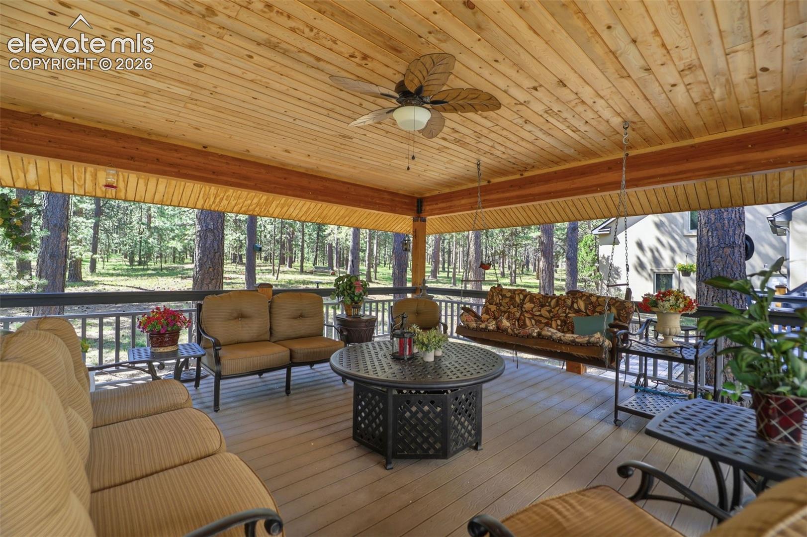 Covered Pavilion custom built and approved by the HOA
