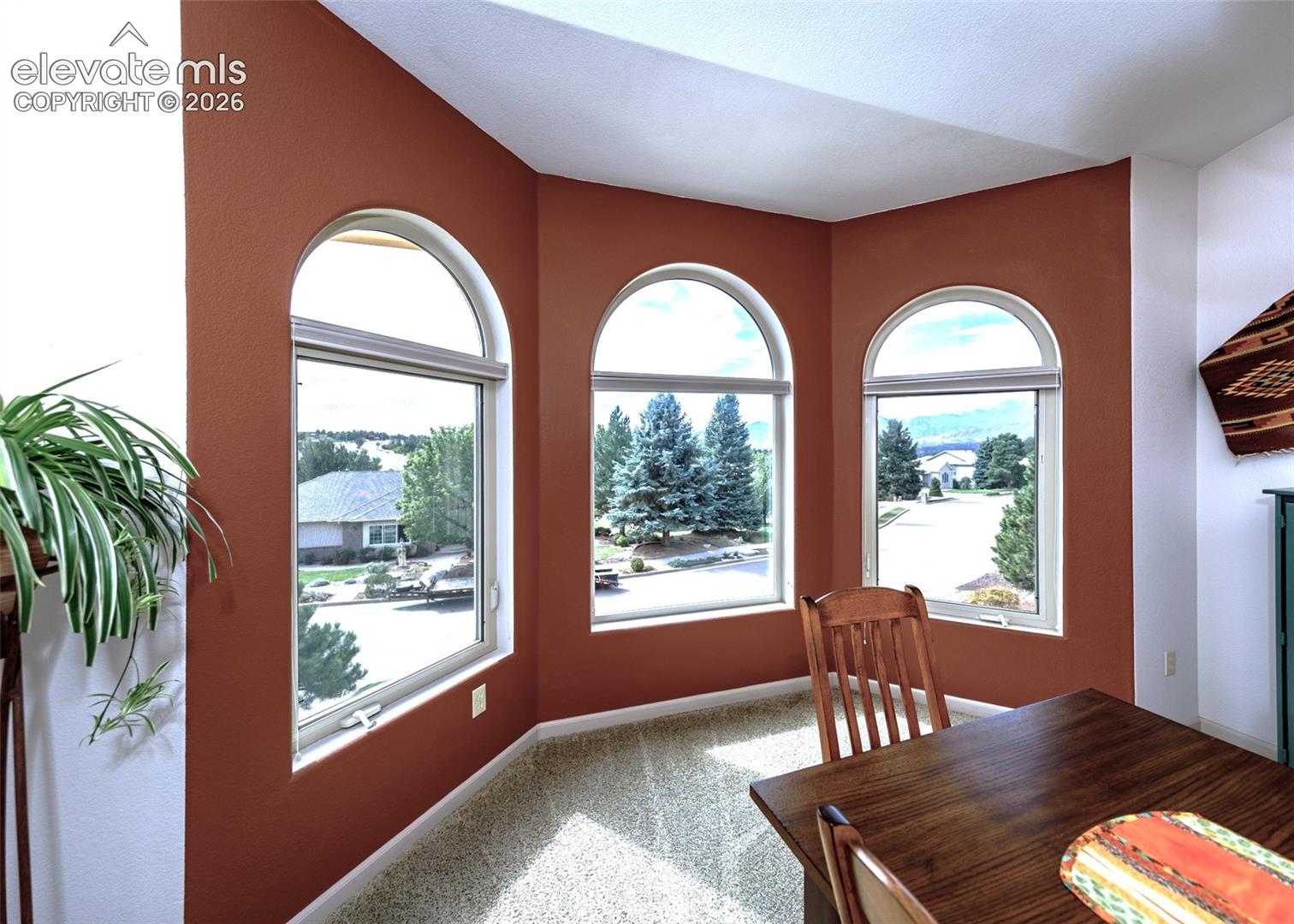 Great mountain views.