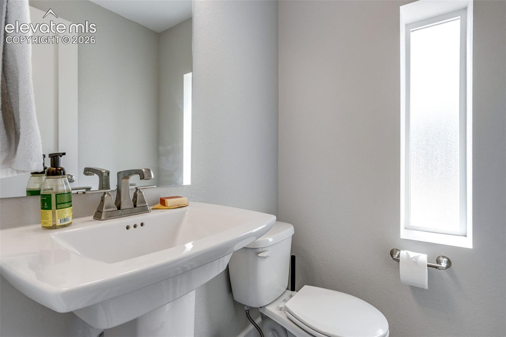 Powder Room located at the first level