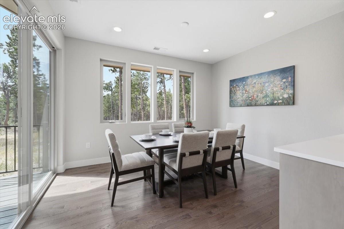 Dining Room with Deck Access.