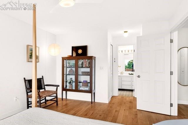 Primary bedroom offering 2 closets (5x6 walk in closet) and access to a private ensuite.