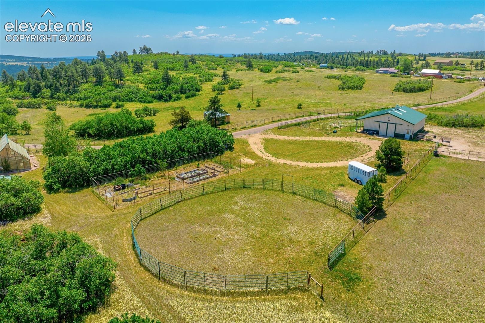 View of pastures photographed June 2026