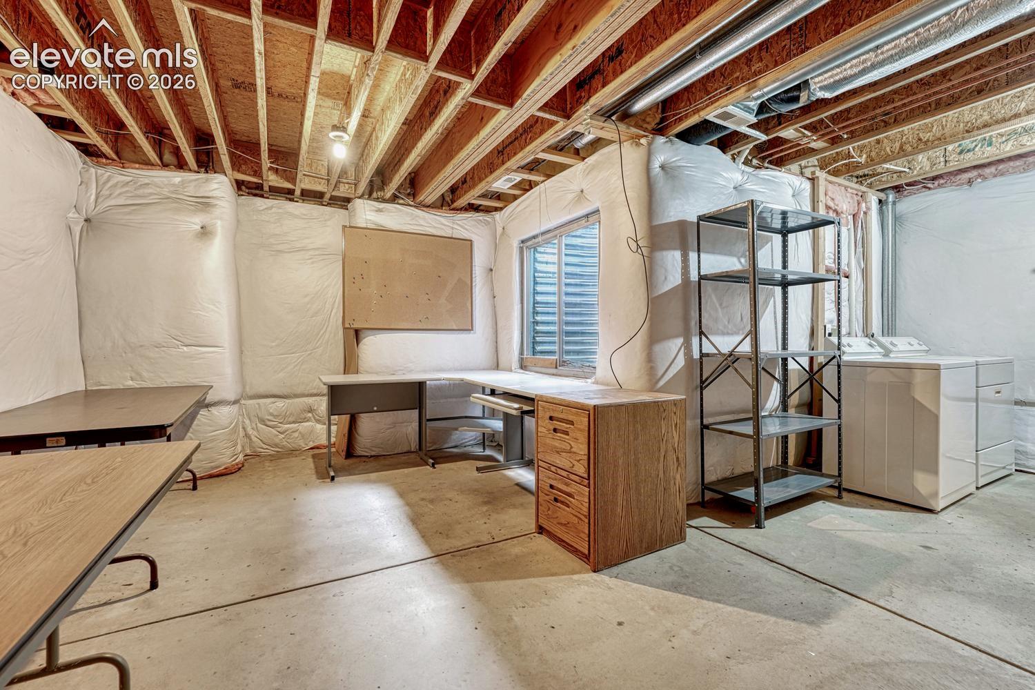 Unfinished basement can be used for storage, or finish it out to add more living space!