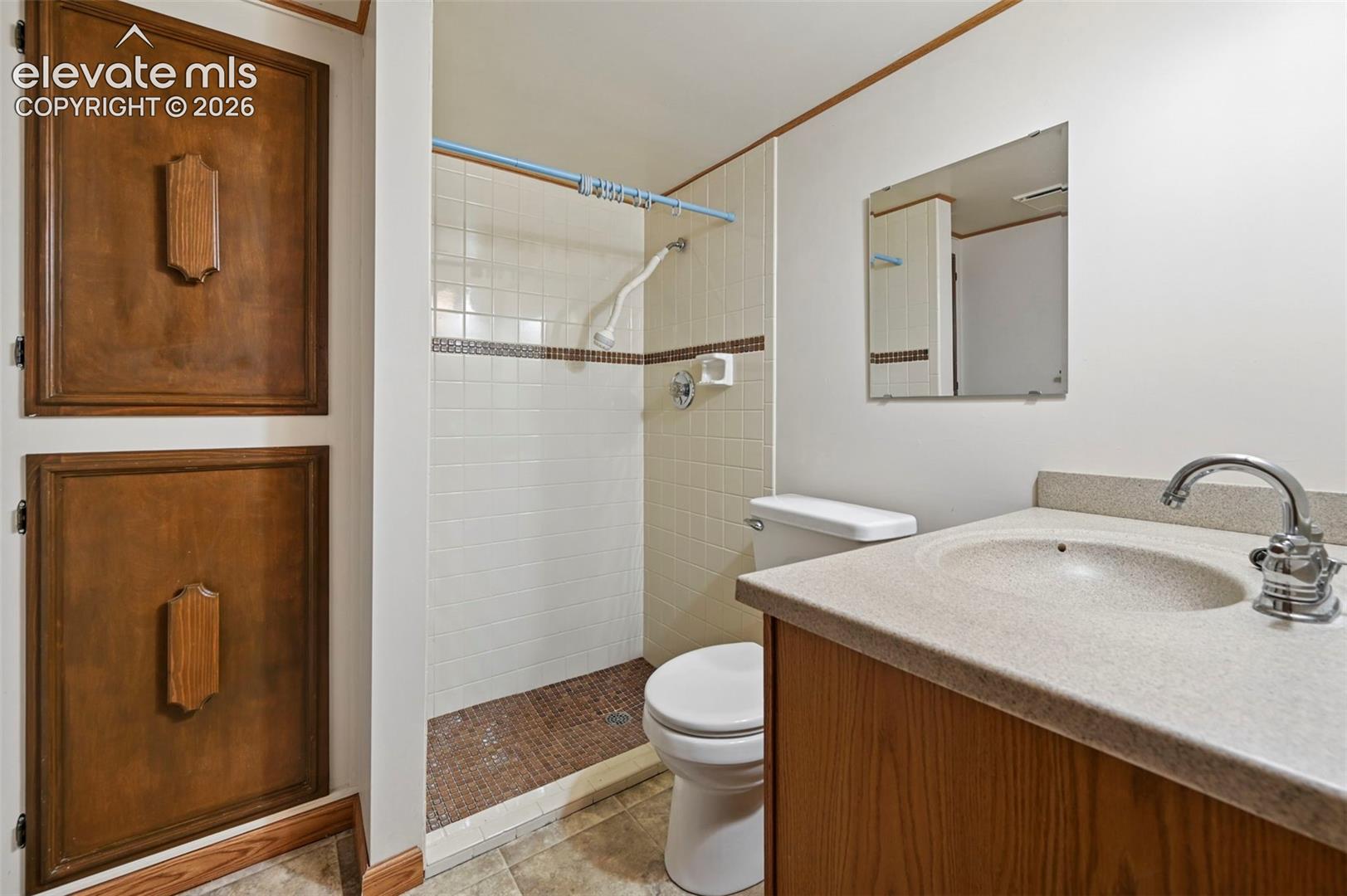 Basement bathroom