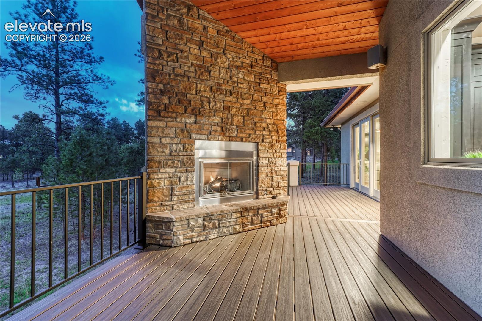 And cozy up by your fireplace on those cool Colorado mornings or evenings!