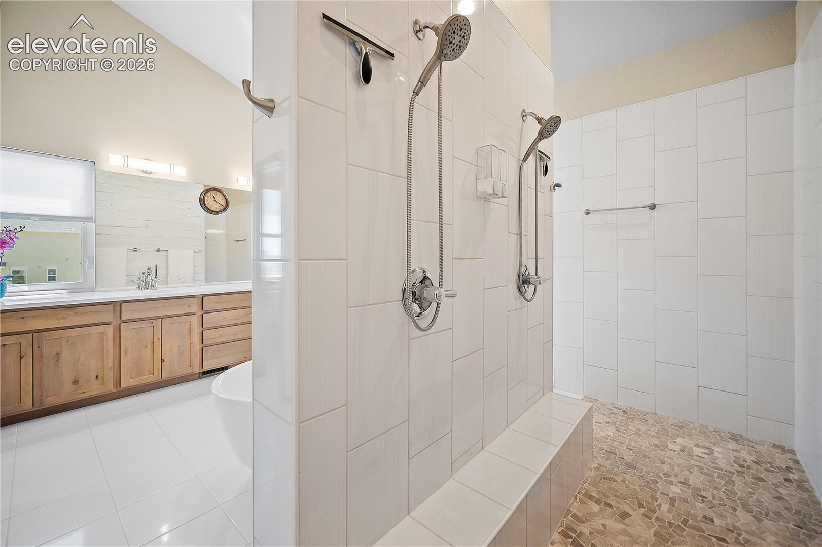 Walk in shower