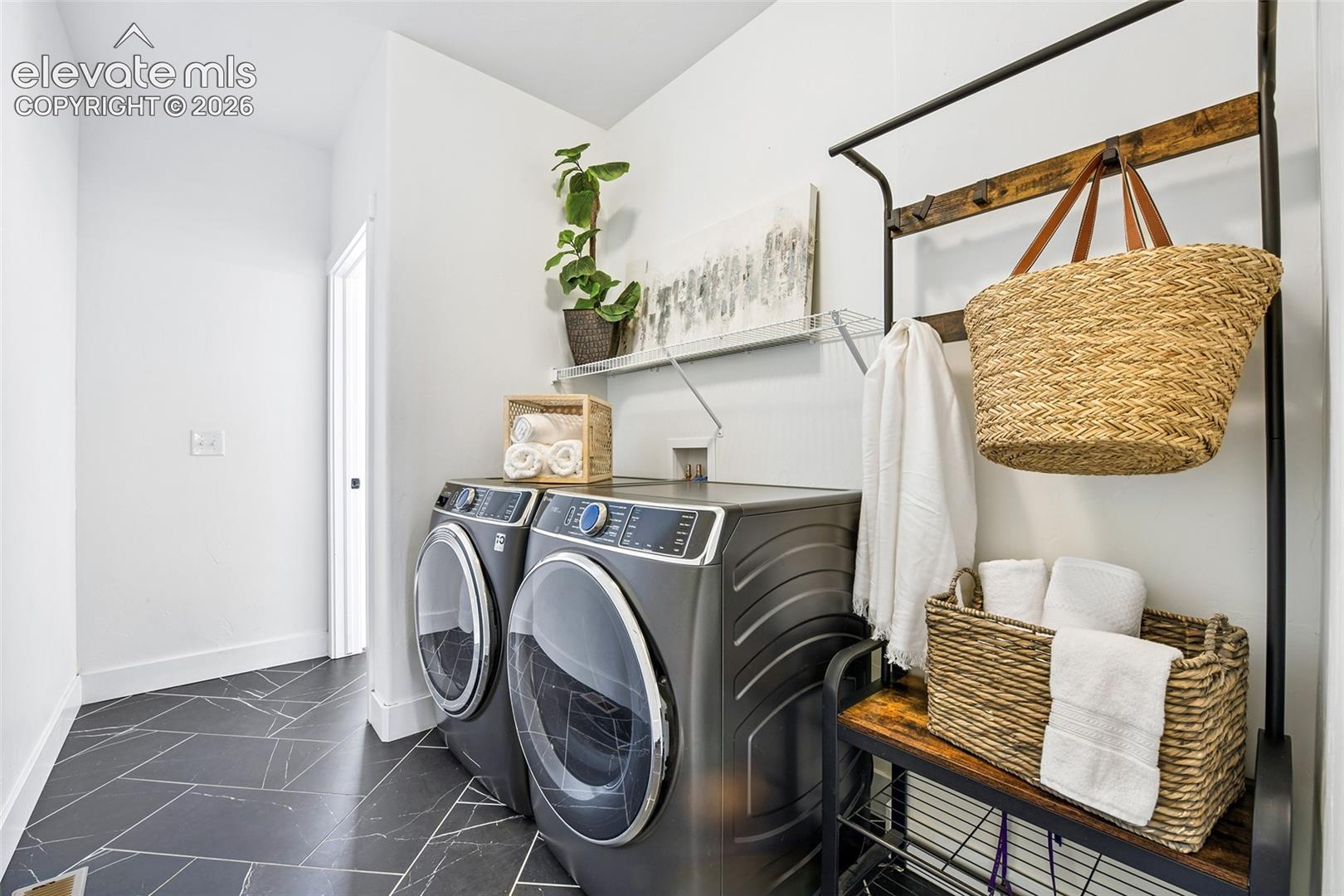 Main level laundry room