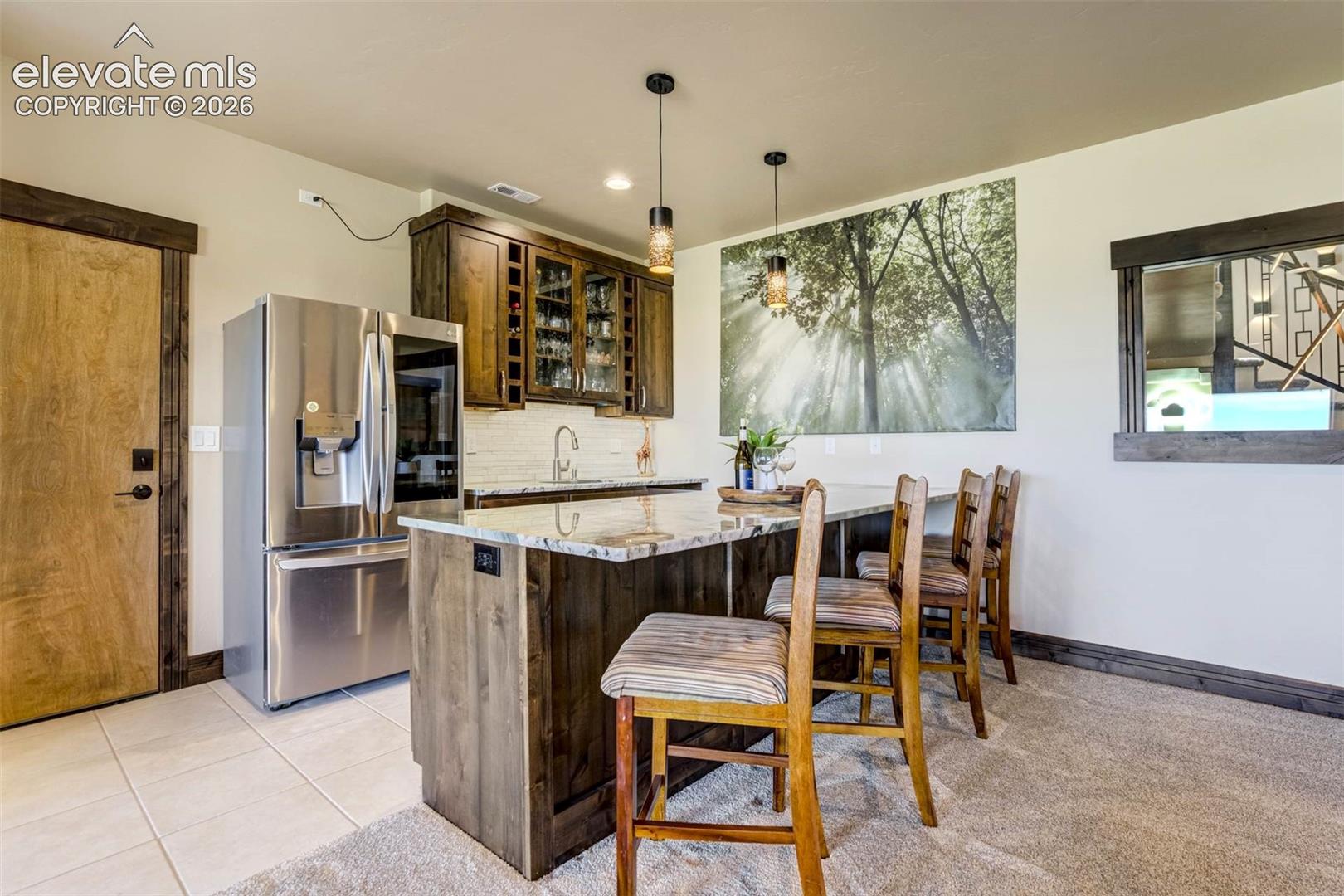Basement kitchenette