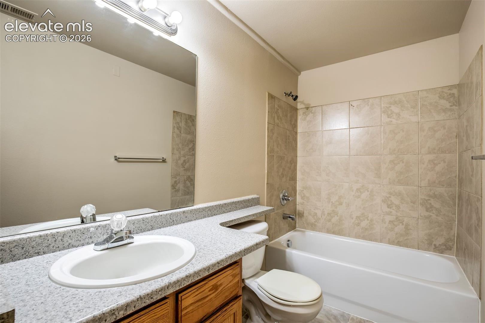 Full Bath in finished basement