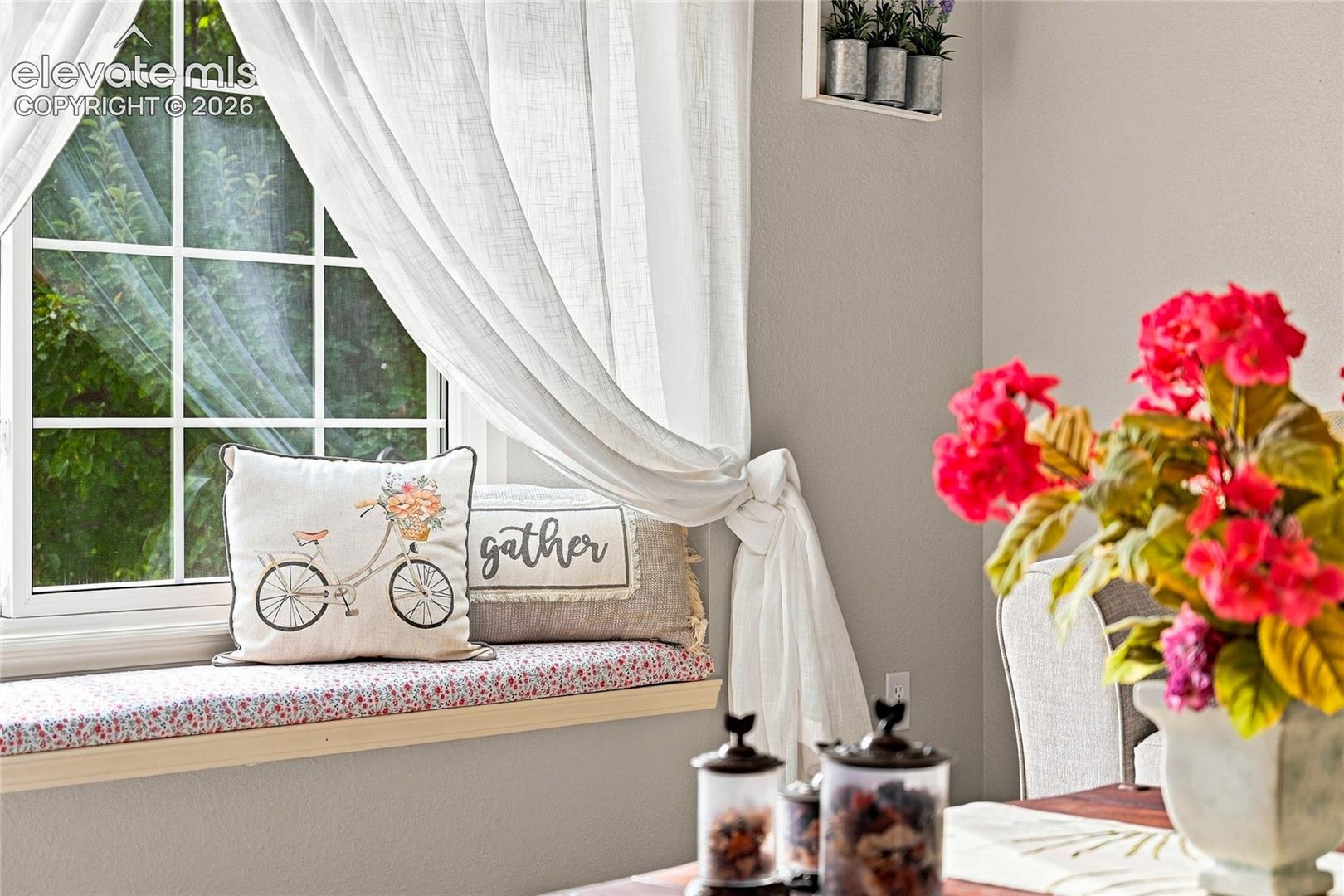 Cozy window bench