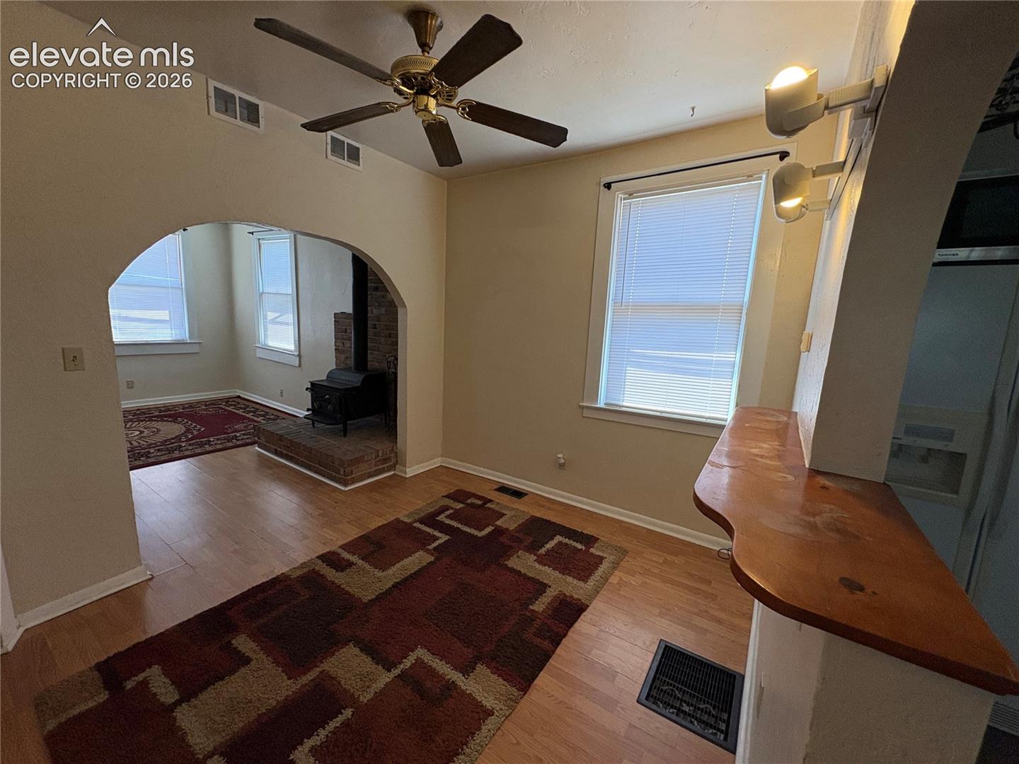 View from Kitchen towards Dining Space. Nice open floorplan!