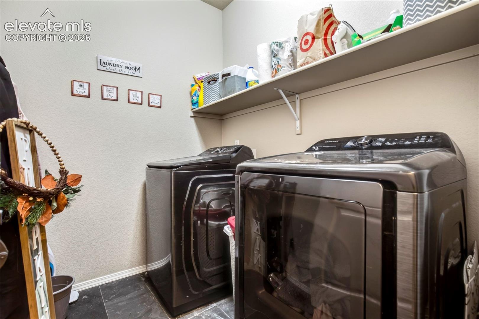 Main level laundry room
