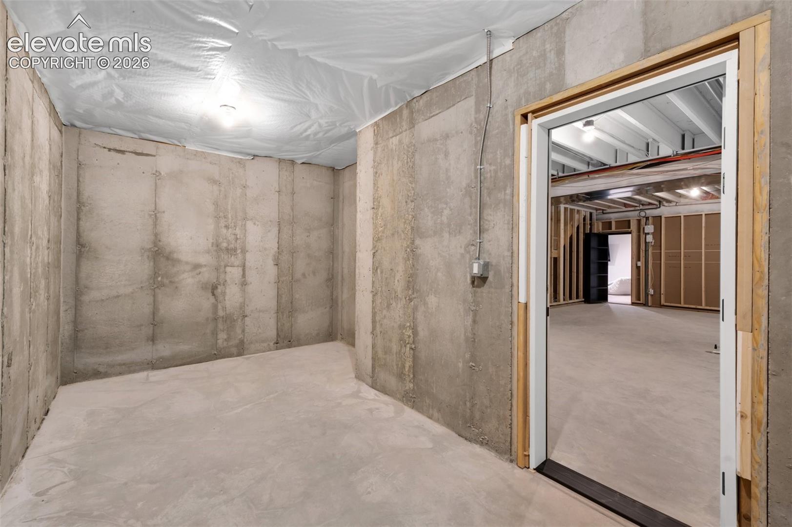 Safe room / storage (under the front porch)