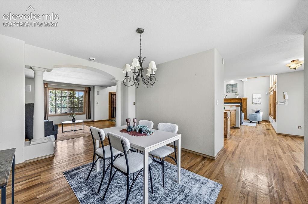 Formal dining room.