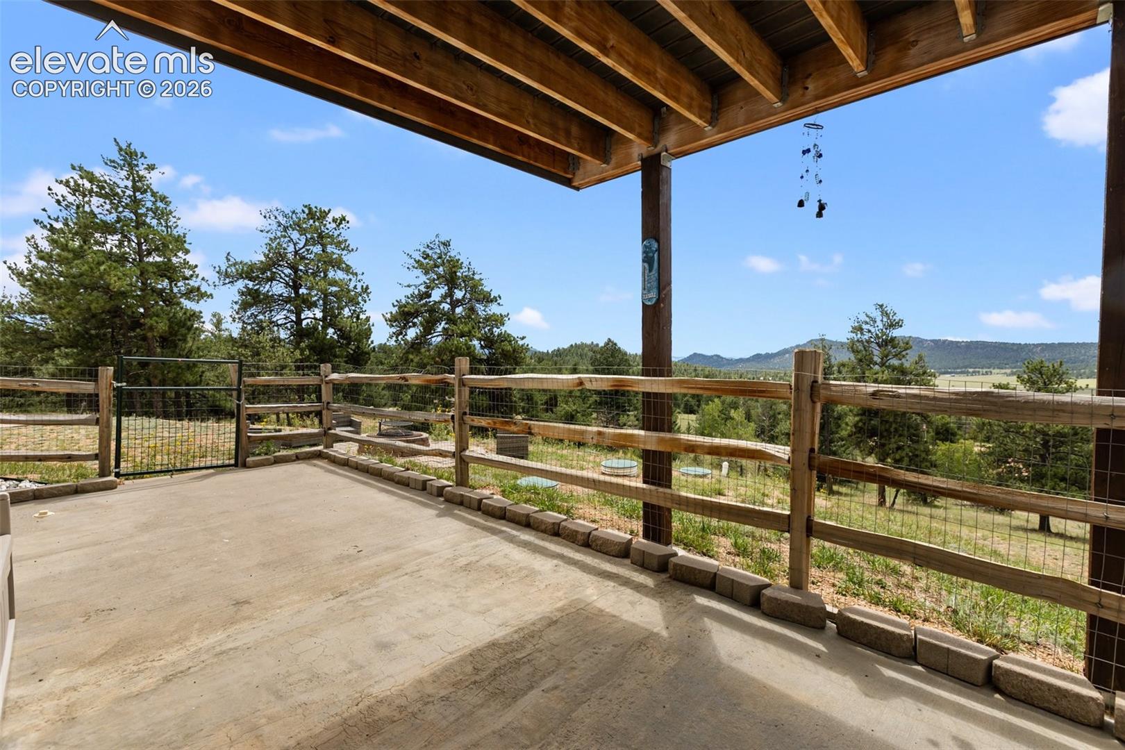 Fenced in yard
