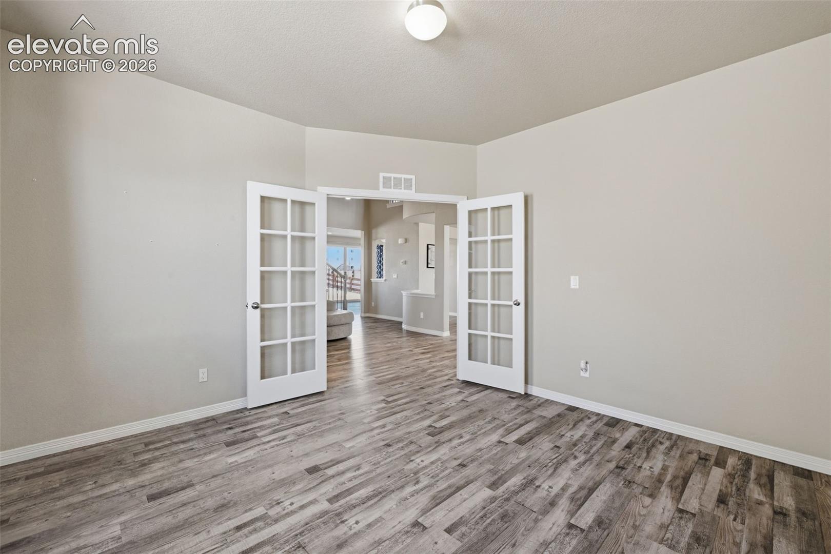 Private Main-Level Study with French Doors — Ideal for Work, Study or Quiet Retreat