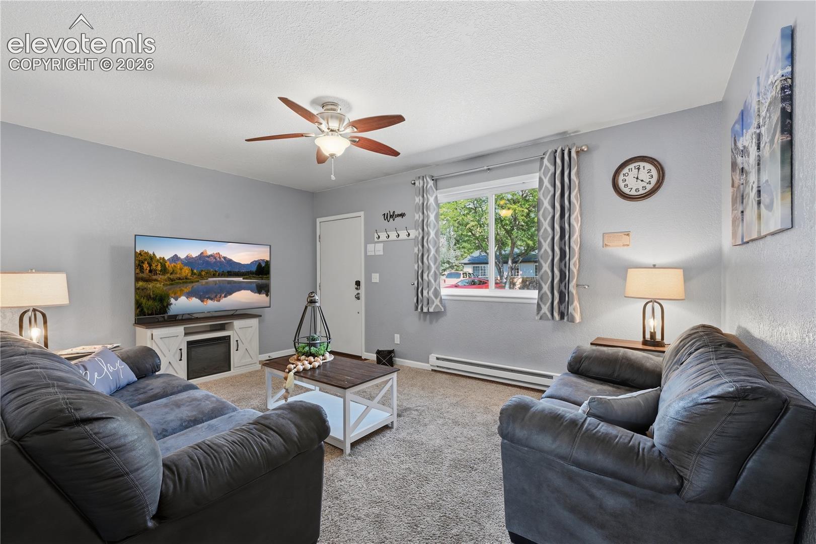 Another view of the Living area and entry.