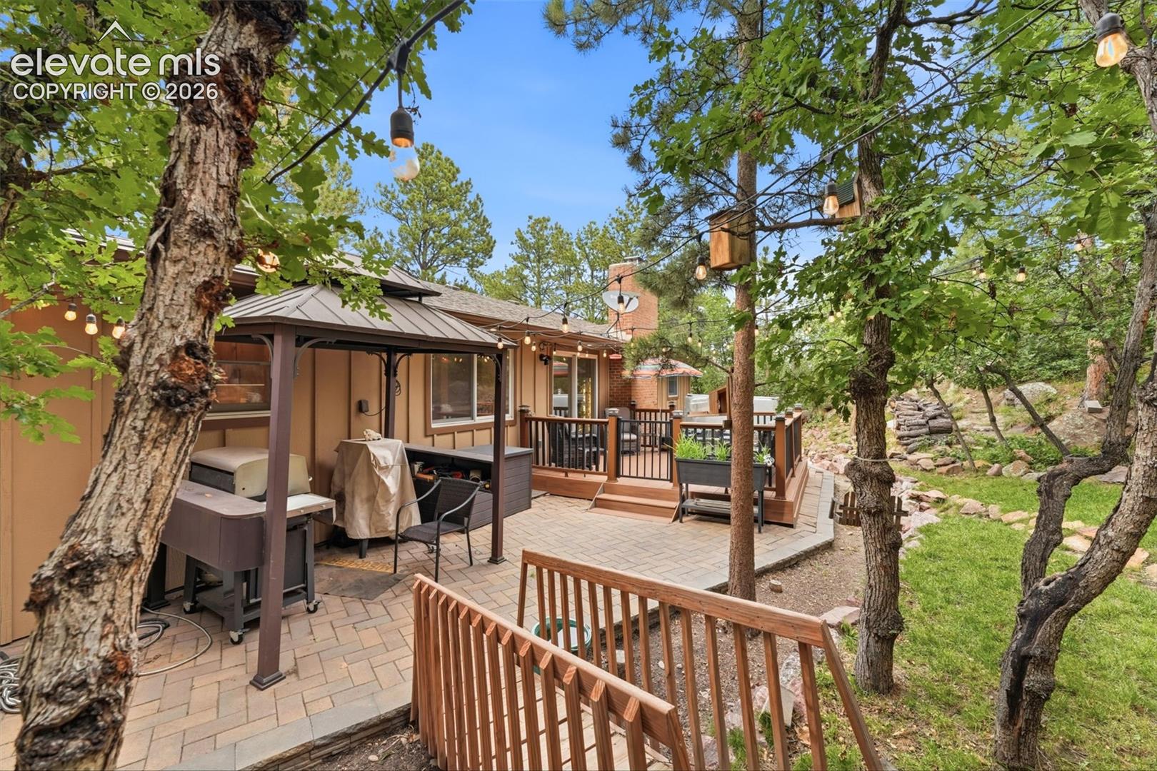 Backyard BBQ gazebo included