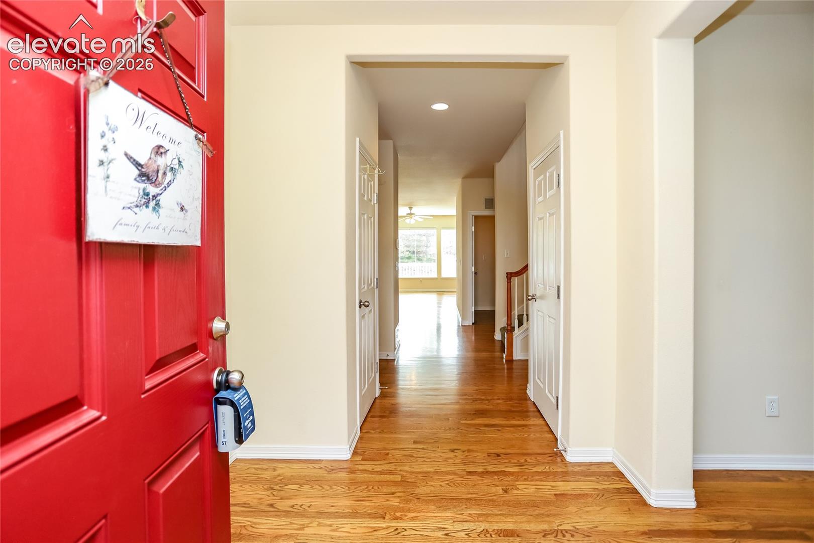 Gorgeous hardwood flooring expanding throughout the living spaces of the main level welcomes you as you enter this beautifully maintained home!