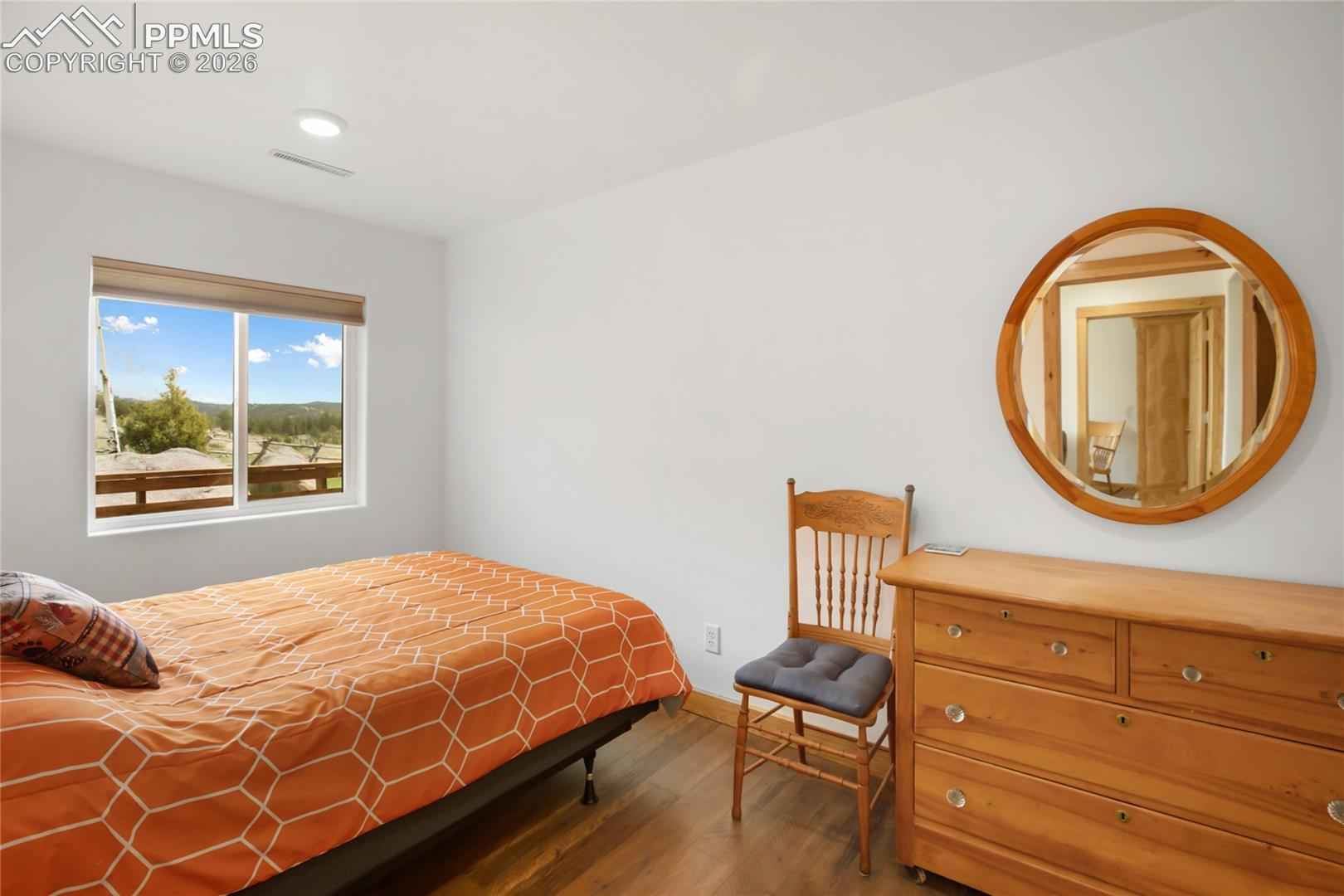 Bedroom 2 of 3.  So much light!