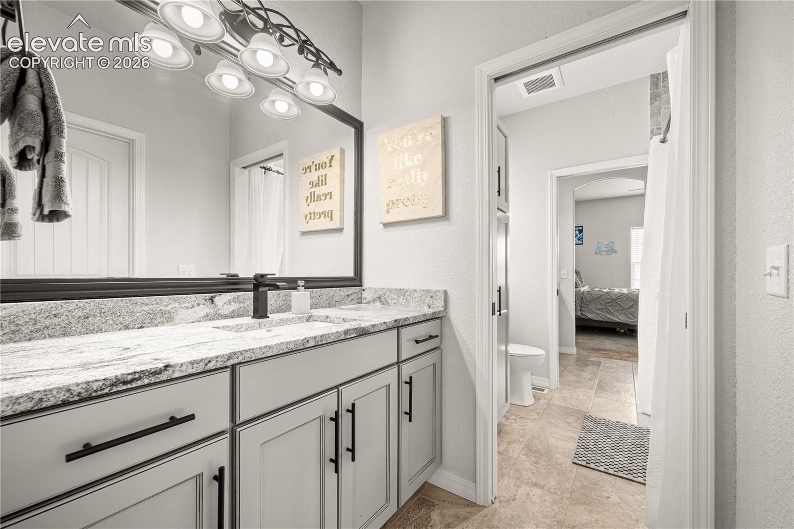 Connecting Bathroom