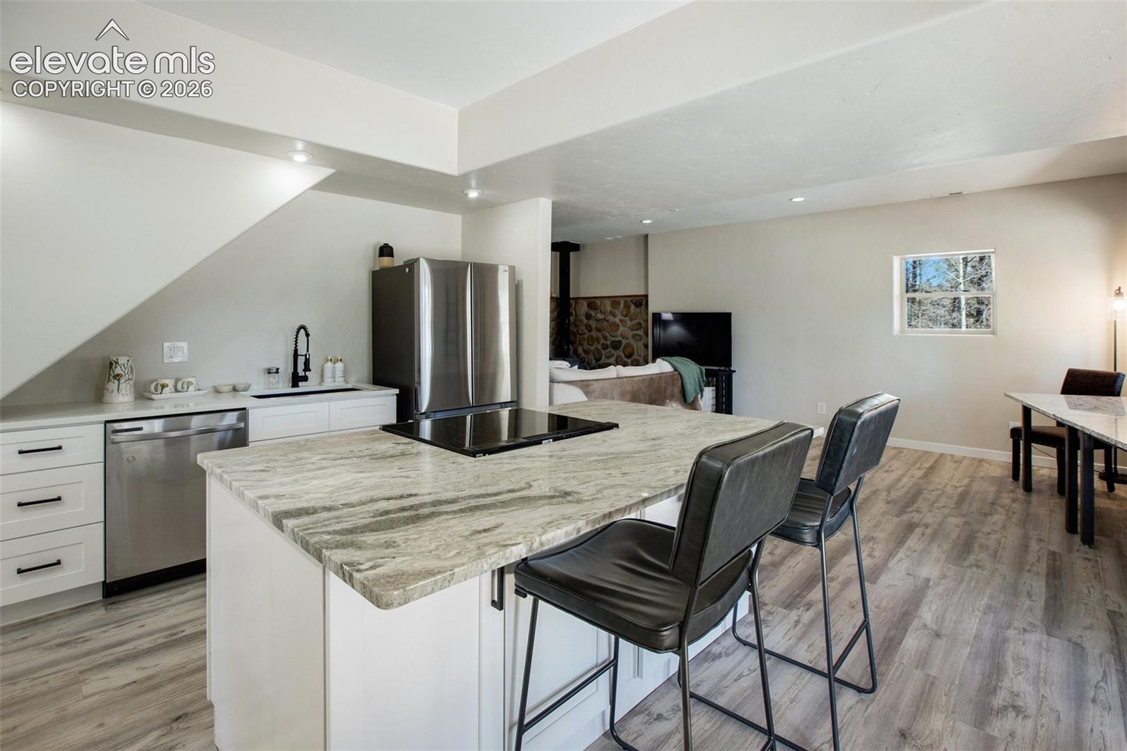 Lower level kitchen