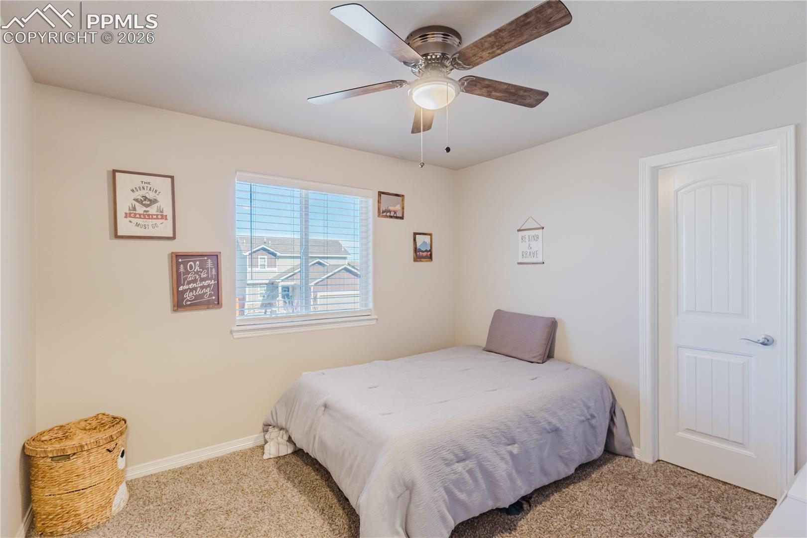2nd bedroom through entryway