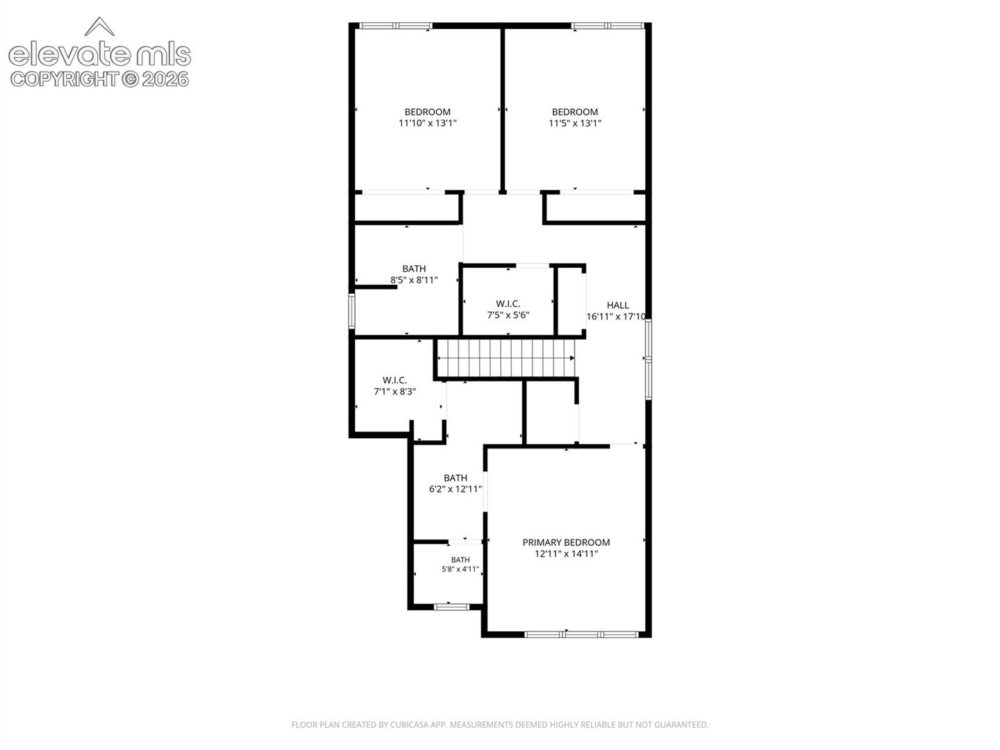 Upper Level Floor Plan