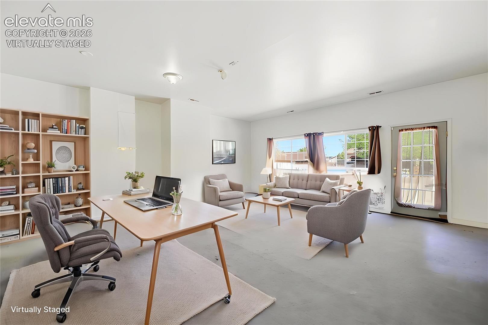 Garage Conversion - Virtually Staged