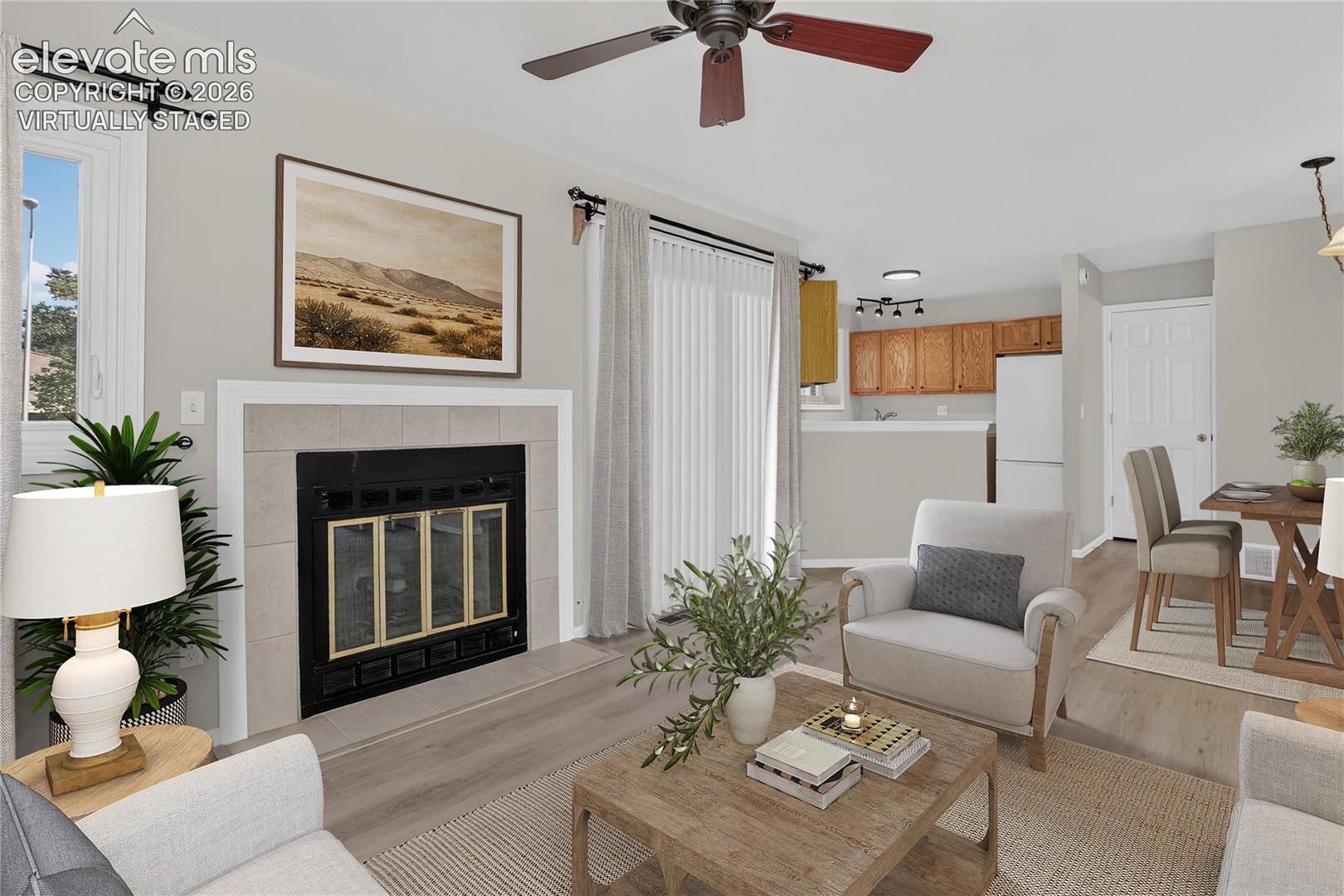 Living Room - Virtually Staged