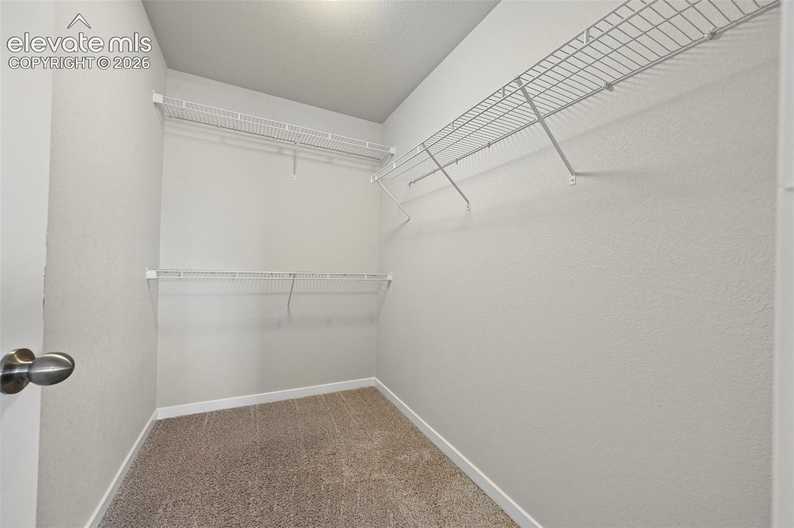 Primary walk-in closet