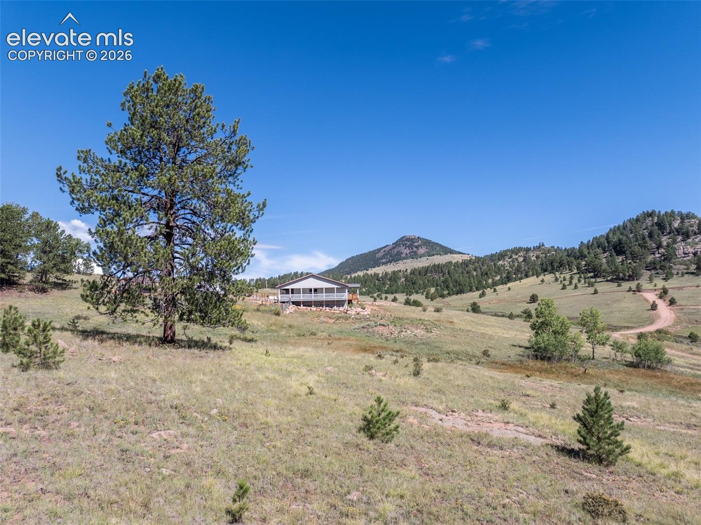 Near panoramic views. 