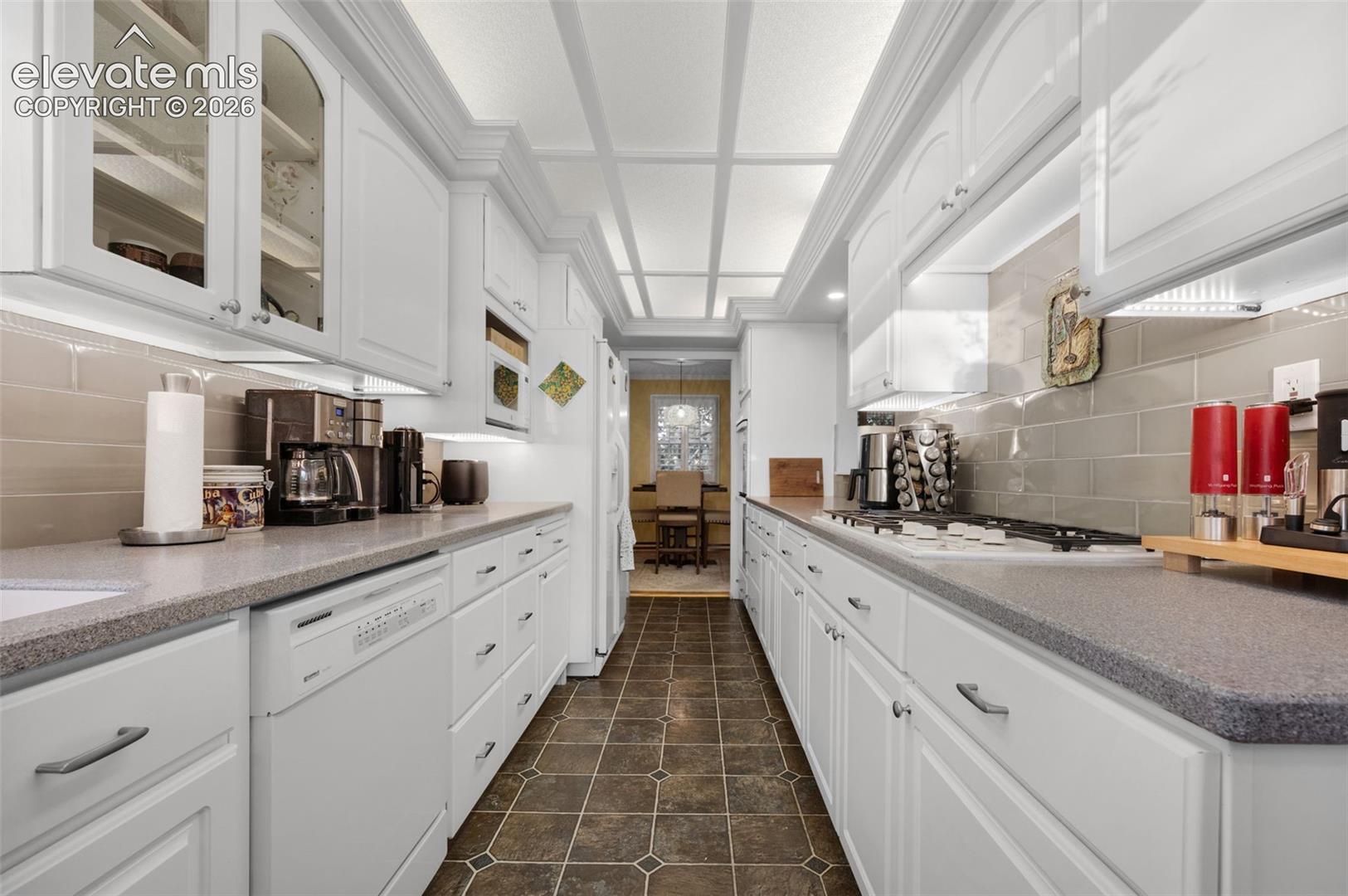 tons of lighting including under cabinets