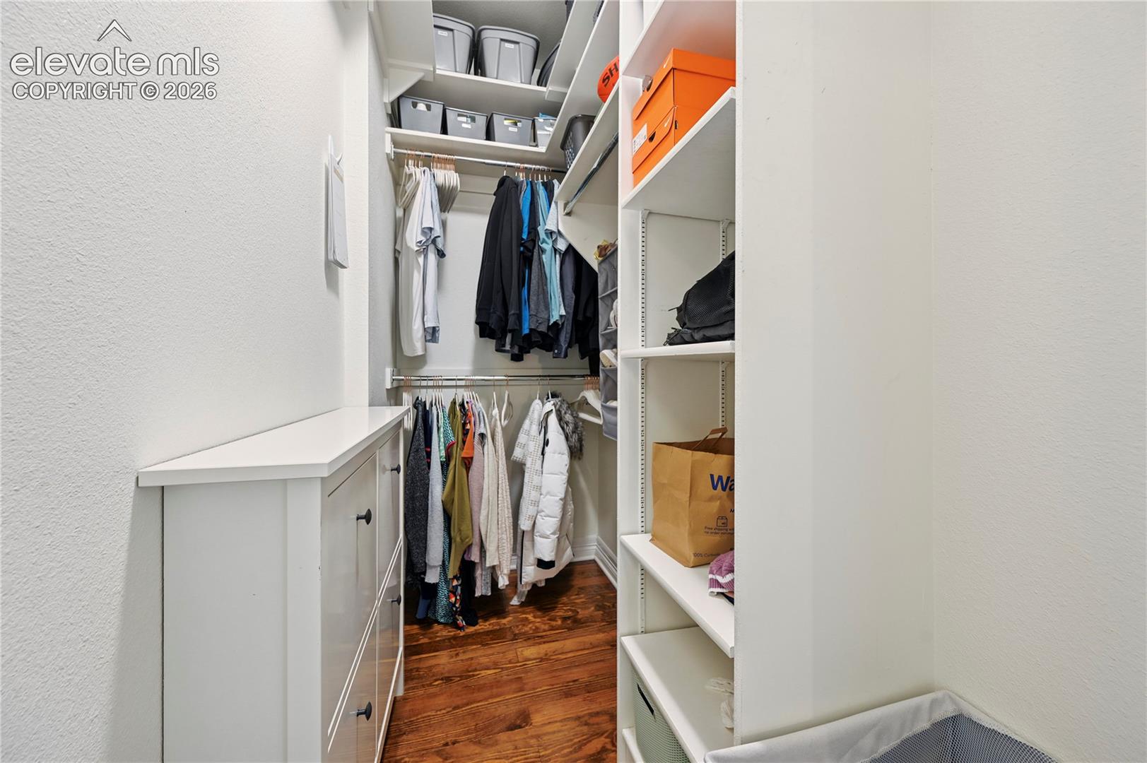 Walk-In Closet in the Primary Bedroom