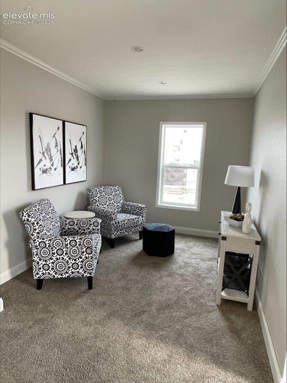 Master bedroom sitting area