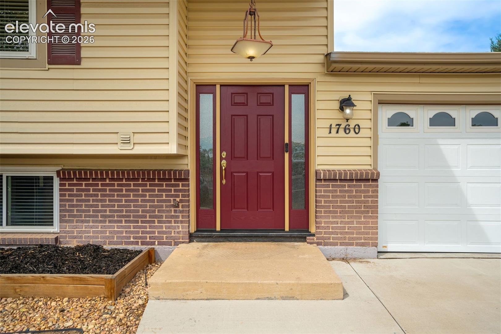 Brand new front door. 