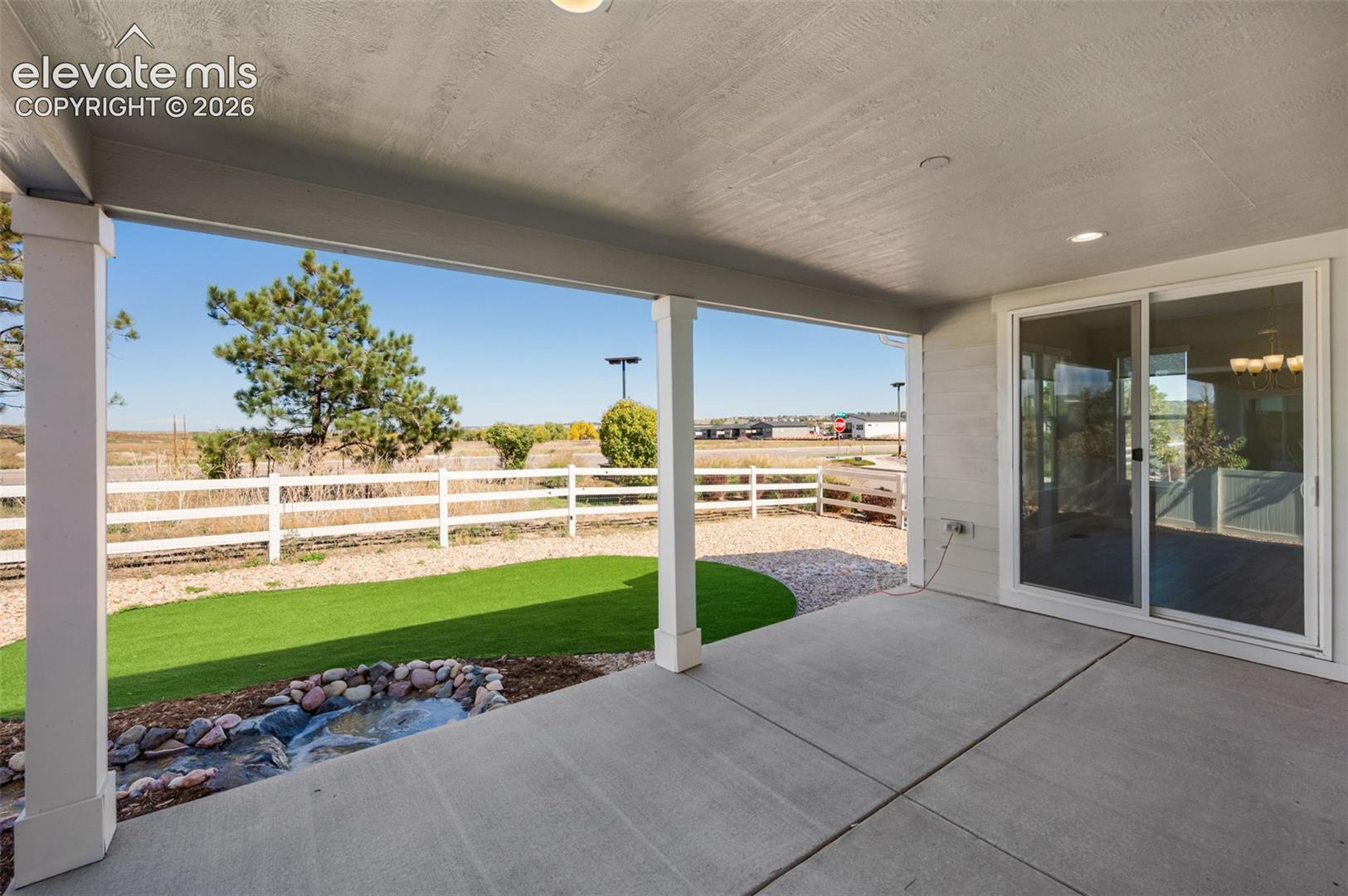 Covered Rear Patio