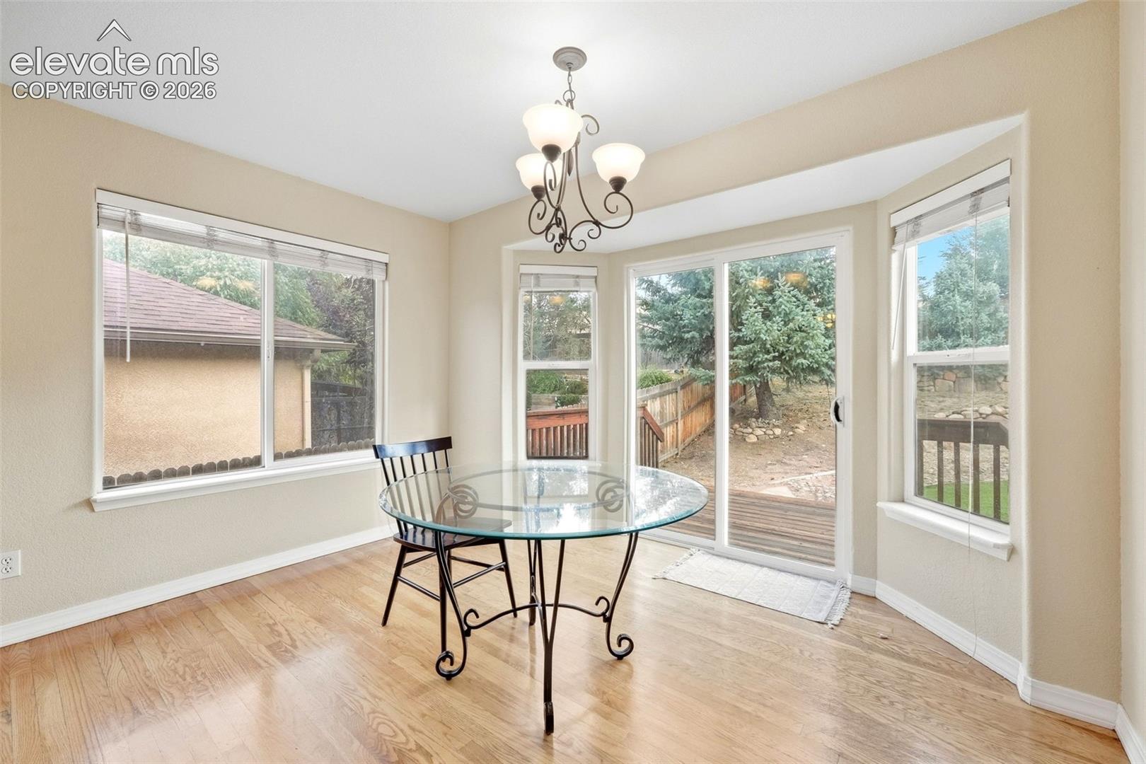 Eat in Kitchen with Dining Area and Walk Out to Backyard