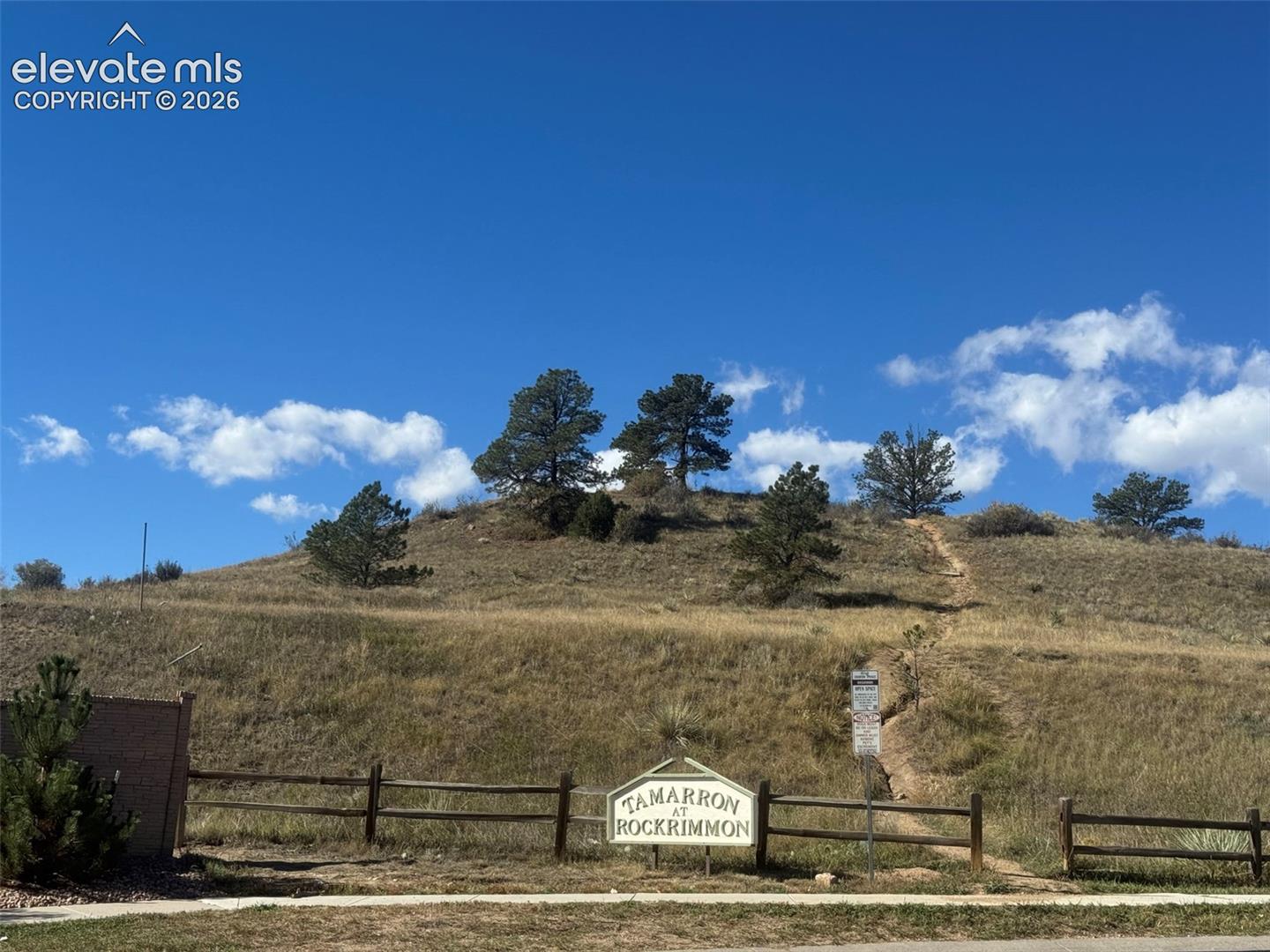 Welcome to the neighborhood - Rockrimmon Open Space offers miles of trails