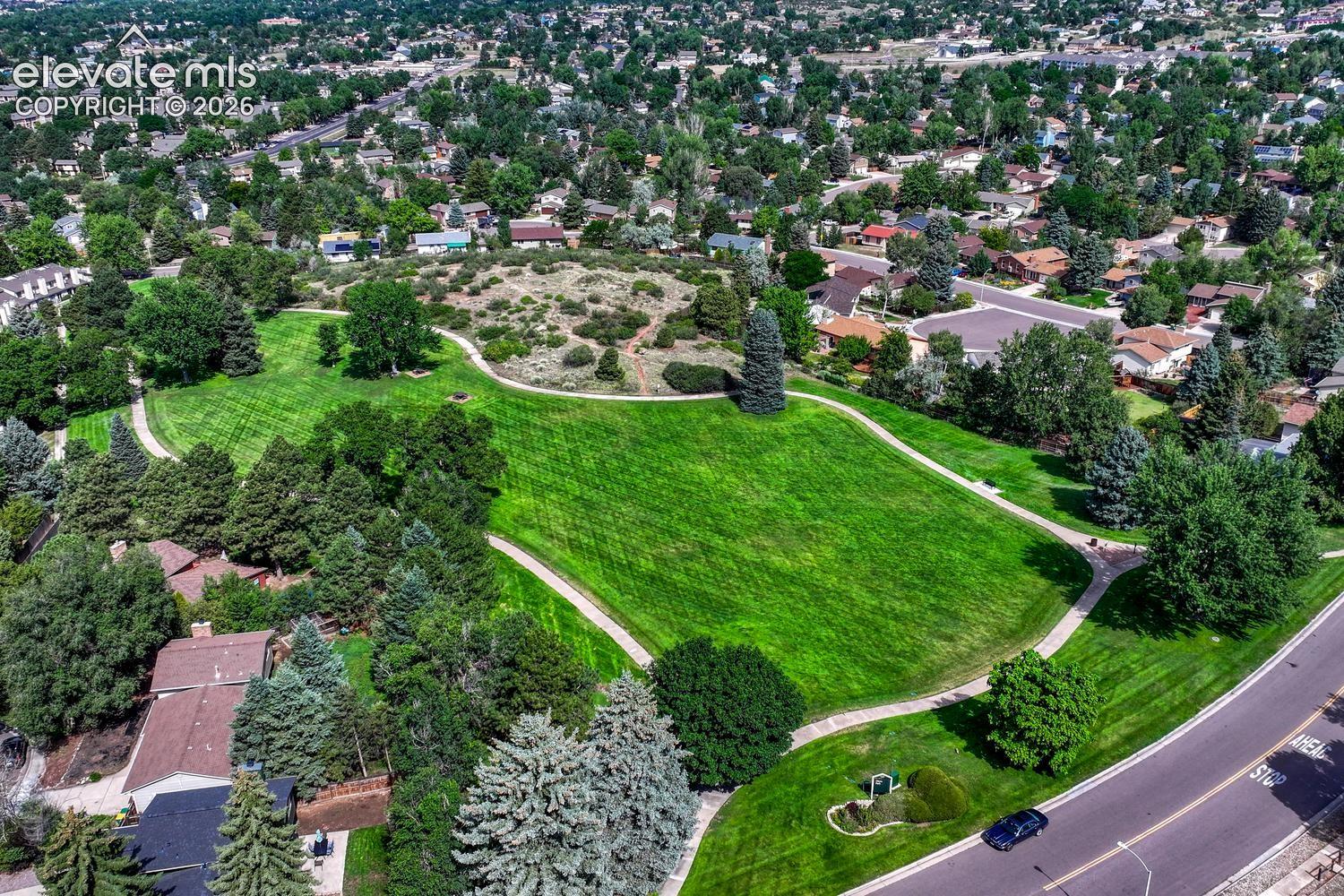 Otero Park is walking distance from this beautiful home.