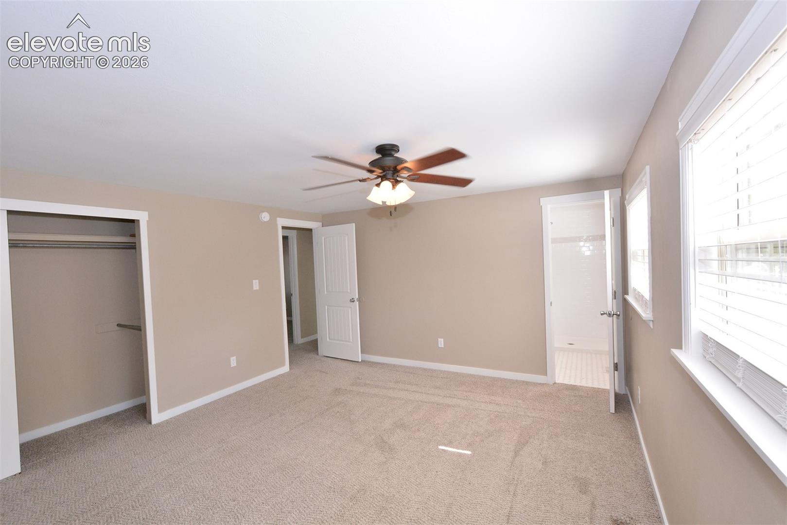 Primary bedroom on upper level
