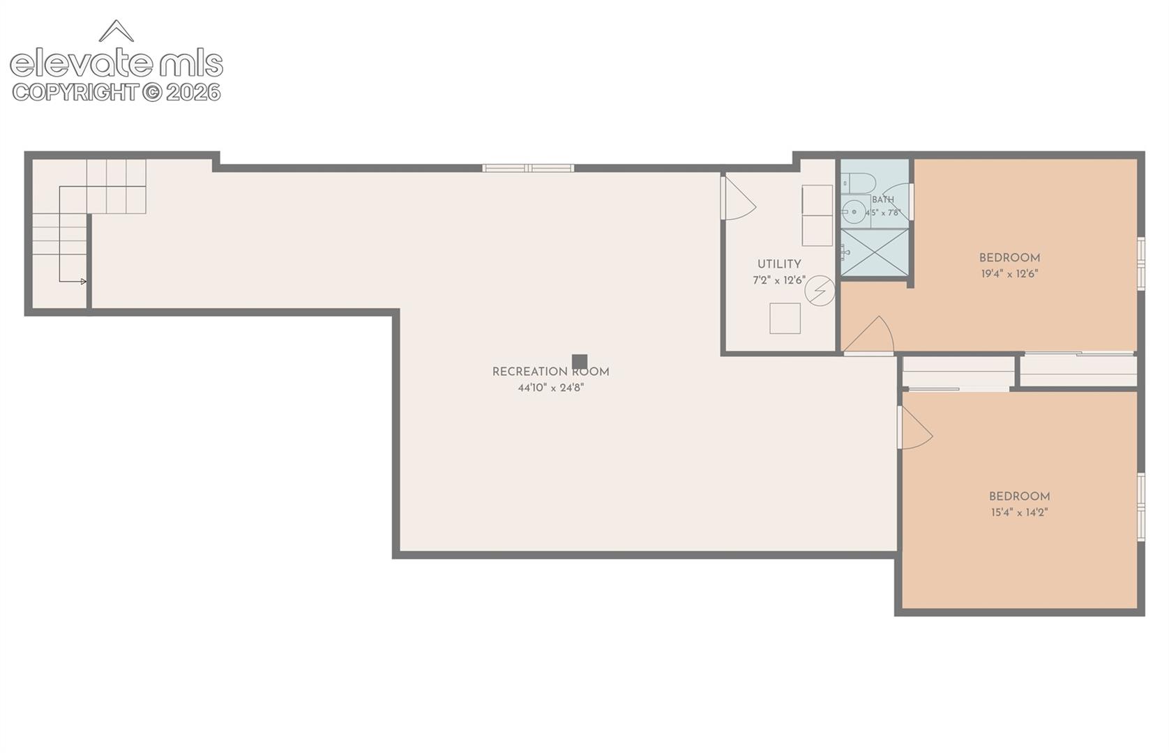 Floor plan Basement level