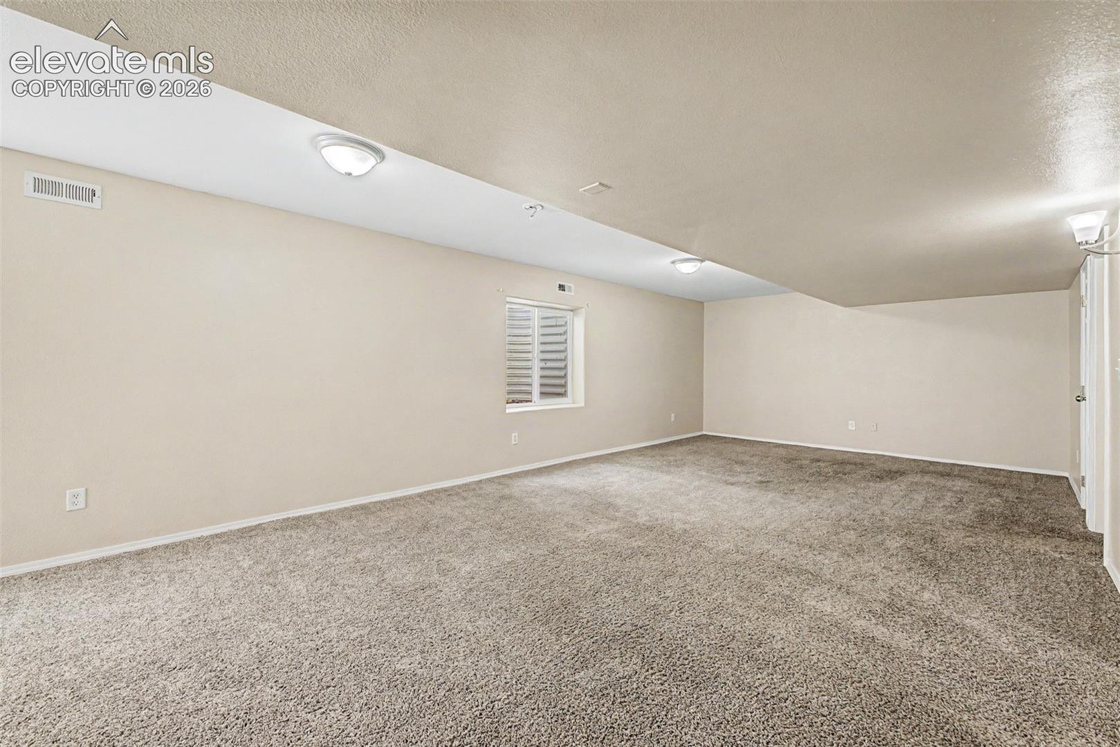 Huge basement family room