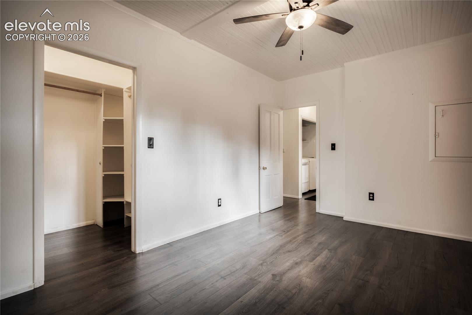 Huge walk-in closet in the primary!