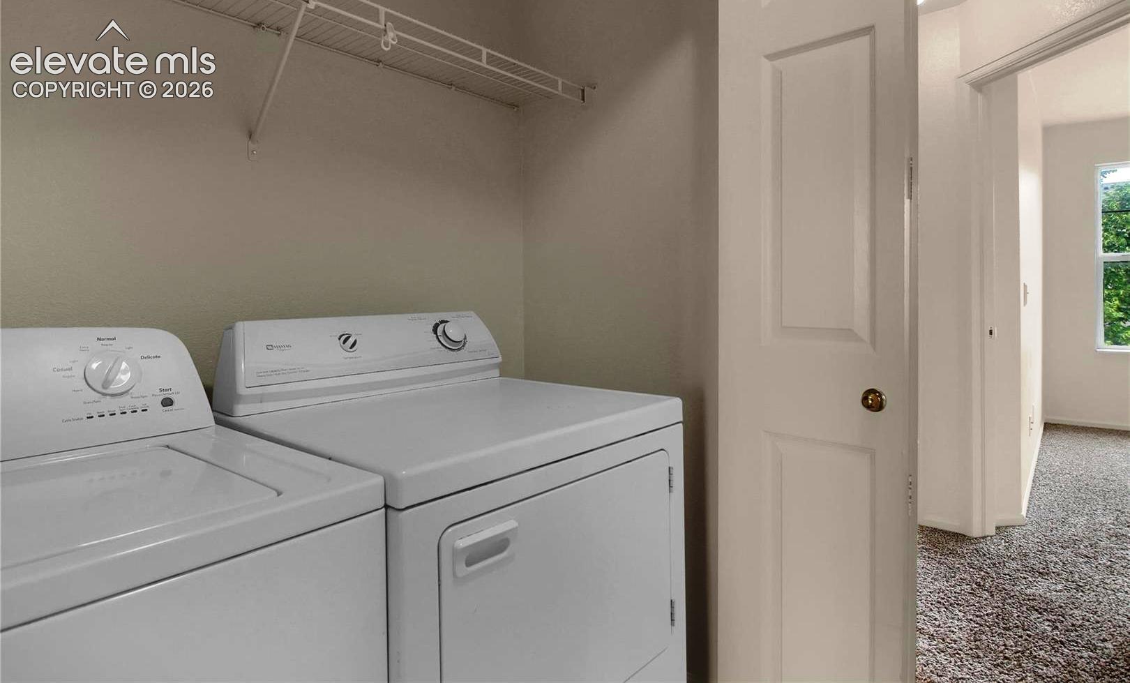 When vacant laundry on upper level