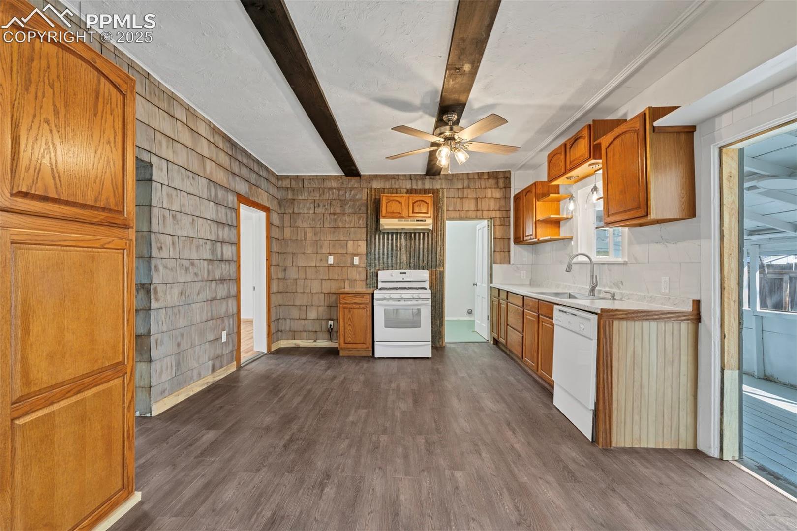 Kitchen with tons of character and Pantry for extra storage