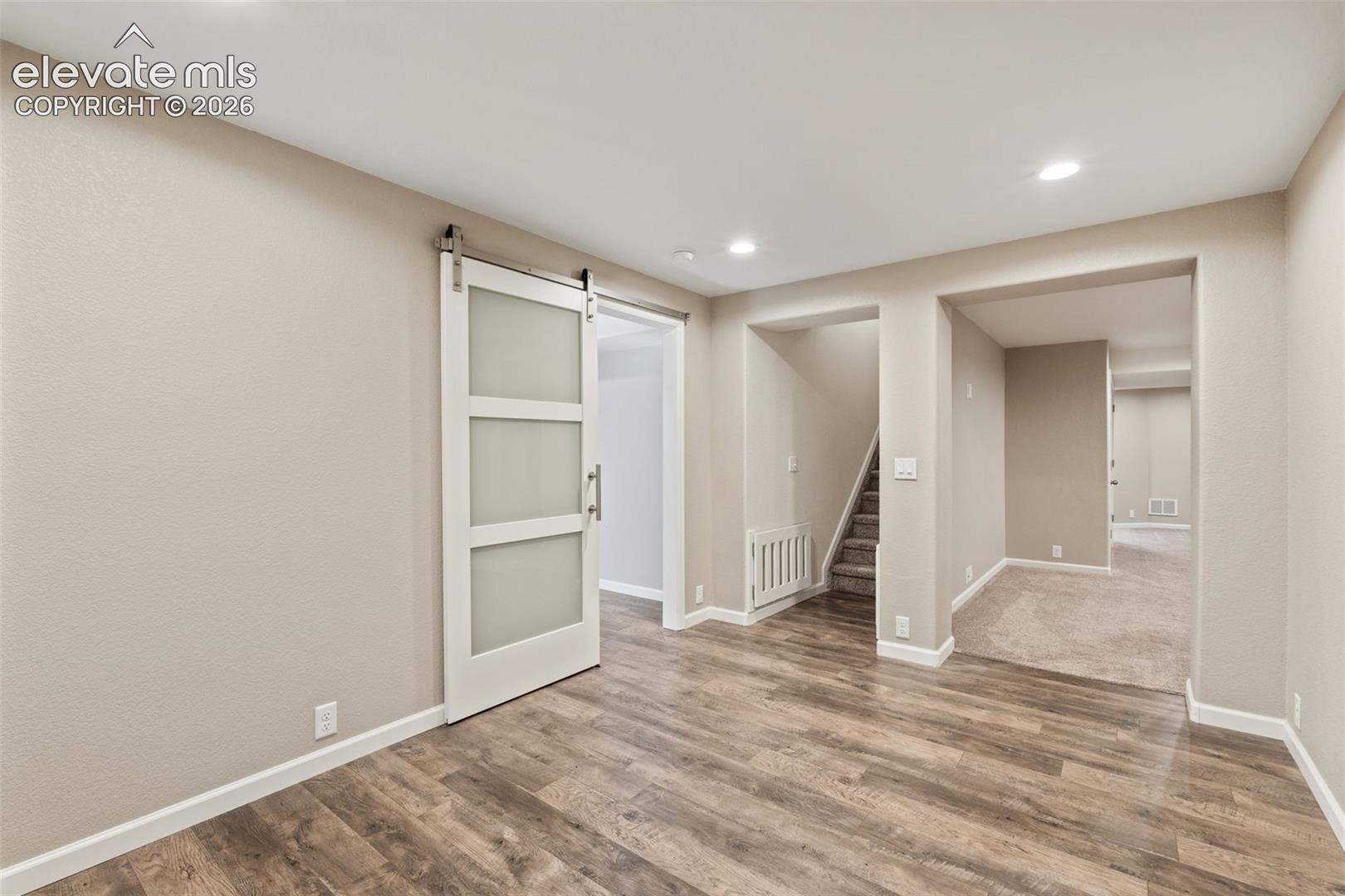 Non-conforming bedroom or office space