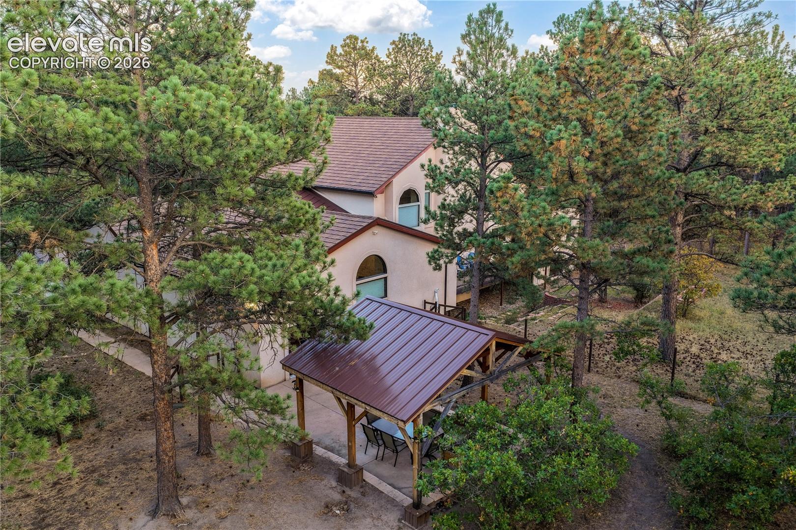 Surrounded by trees and nature