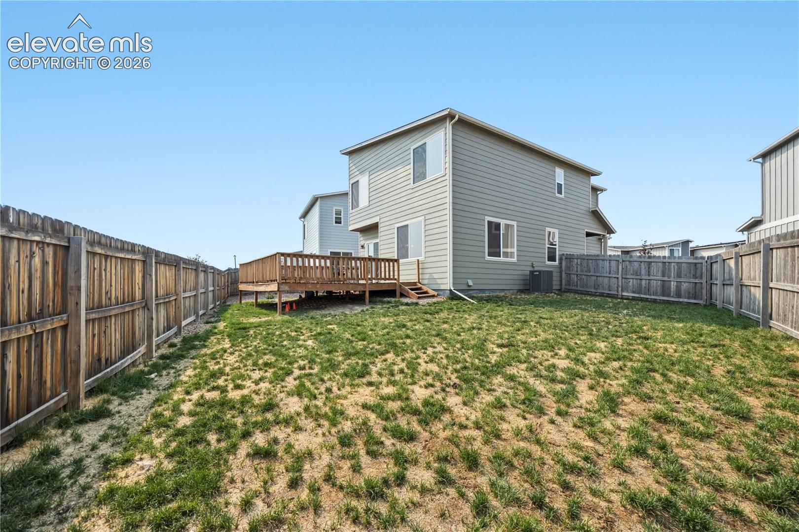 Lots of room in the backyard for the kids and pets to play.