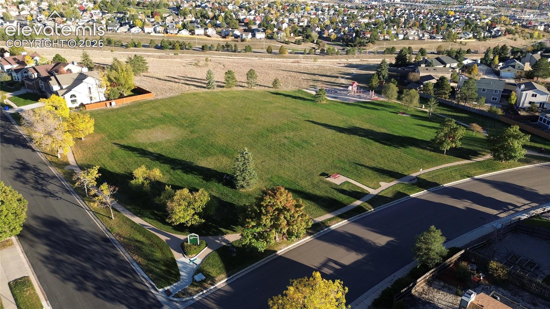 Walking distance to neighborhood park.